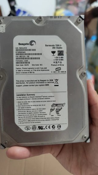 Disco Duro Seagate Barracuda 7200.9 250GB