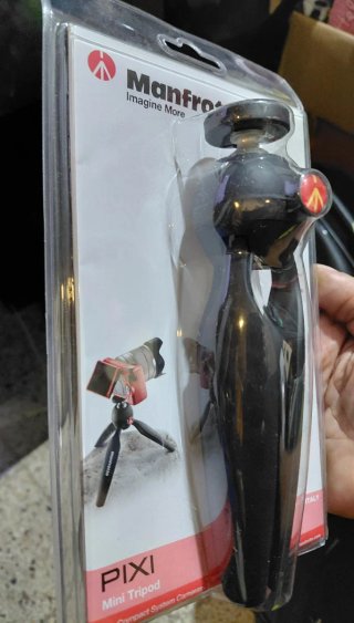 Manfrotto PIXI Mini Trípode Negro Nuevo