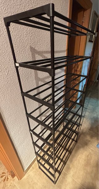 Zapatero modular negro