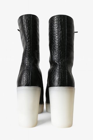 Botas Alexander Wang Piel Cocodrilo Cordones