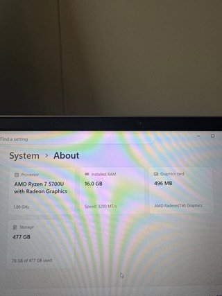 Portátil HP Pavilion Ryzen 7 16GB 500GB
