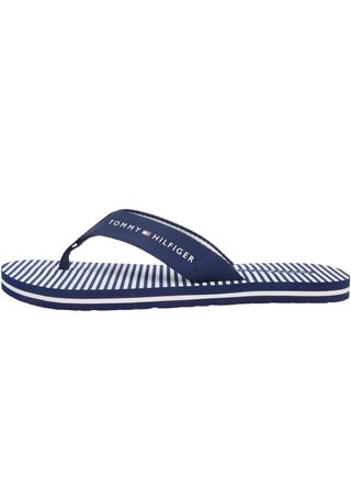 Chanclas Tommy Hilfiger Talla 38 Rayas Azul/Blanco