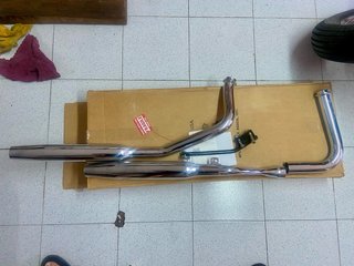 Escape para Early Shovel FLH