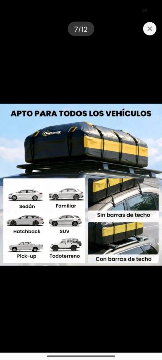 Bolsa Techo Coche Impermeable Universal