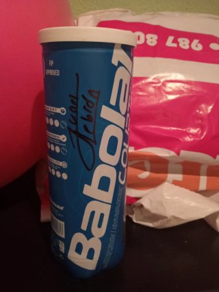 Bote bolas pádel vacío Babolat Firmado por Lebron