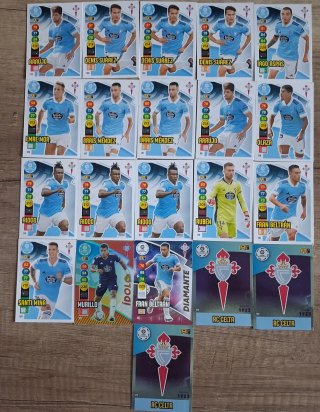 Colección de cromos de fútbol RC Celta 20/21