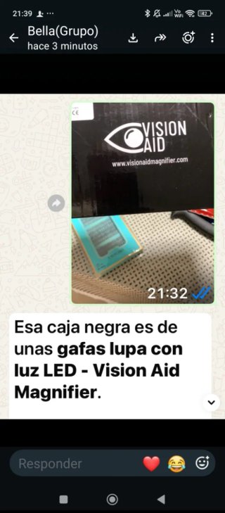 Gafas lupa Vision Aid con luz LED
