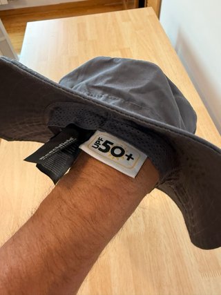 Gorro de pescador gris bucket