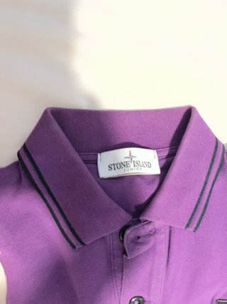 Polo Stone Island Morado