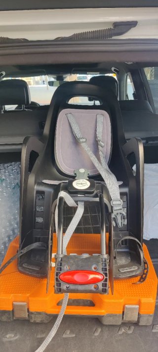 Silla portabebés para bicicleta