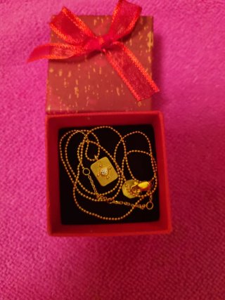 Collar Parfois Baño Oro 18k