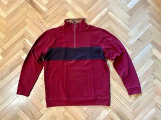 Polo cremallera manga larga talla L Cortefiel