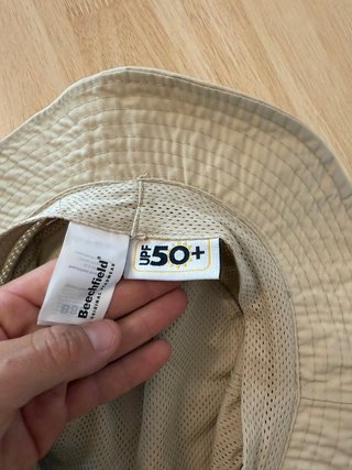 Gorro bucket beige