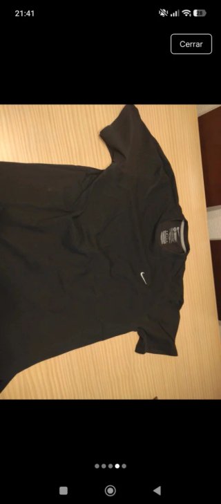 Camiseta Nike Negra Talla M