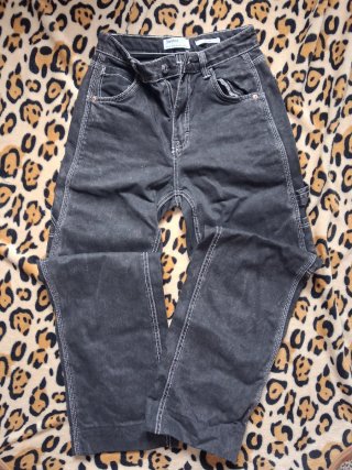 Pantalones vaqueros Bershka negros