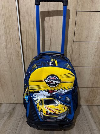 Mochila Totto con carrito y estuche ha juego