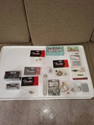Kit de guitarra Tele caster todo Rosewood