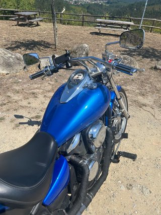 Kawasaki Vulcan VN900 Custom Azul