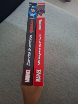 Pack 2 libros Marvel (Spiderman y Vengadores)