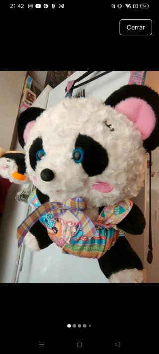 Mochila Peluche Oso Panda Lutra Jump