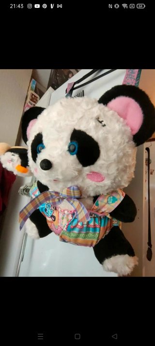 Mochila Peluche Oso Panda Lutra Jump