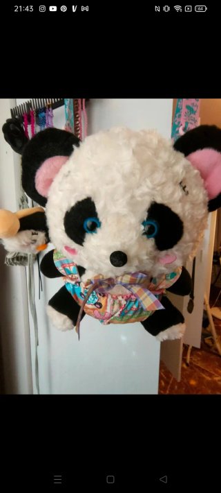 Mochila Peluche Oso Panda Lutra Jump