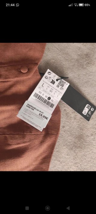 Top marrón Stradivarius