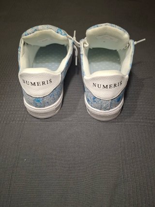 Zapatillas Numeris Azul y Blanco