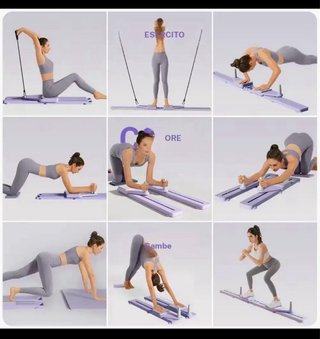 Aparato Fitness Casa con Bandas Elásticas