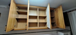 Muebles de cocina madera roble