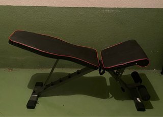Banco de musculación ajustable