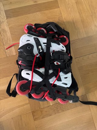 Patines Oxelo MF500 Talla 44 + Casco y Mochila