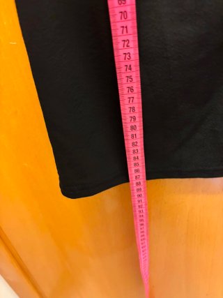 Pantalón pirata negro ancho