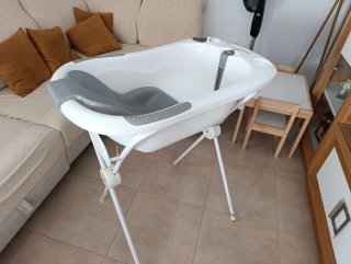 Bañera bebé con termómetro