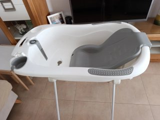 Bañera bebé con termómetro