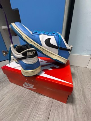 Nike Dunk Originales Azul y Blanco