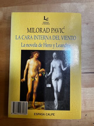 Libro "La cara interna del viento" - Milorad Pavić