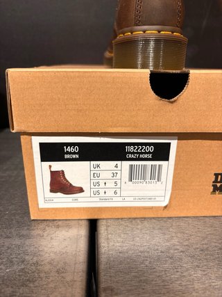 Botas Dr. Martens 1460 Crazy Horse Marrones Talla