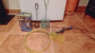 Acuario 100L con mueble y accesorios