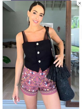Shorts Espejos Boho Zara