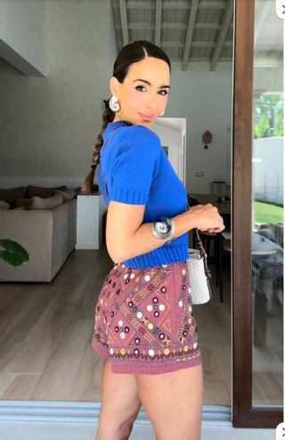 Shorts Espejos Boho Zara