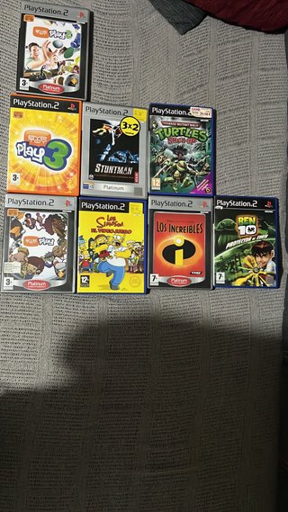 Lote 8 Juegos PlayStation 2 PS2