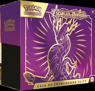 Caja Entrenador Élite Pokémon Escarlata y Púrpura