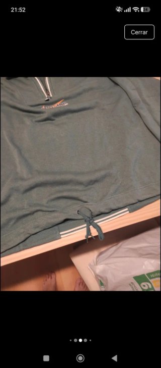 Jersey Nike verde cuello cremallera