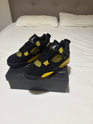 Nike Air Jordan 4 Yellow Thunder Talla 45