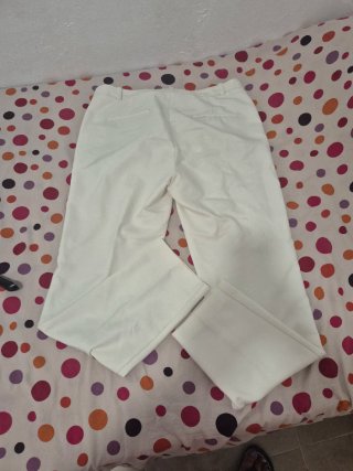 Pantalón de vestir blanco