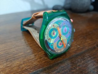 Reloj Swatch Cronógrafo Multicolor arco iris 1992