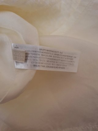 Falda marfil elegante MonteCarlo Massimo Dutti