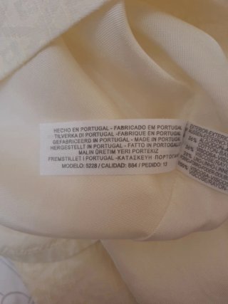 Falda marfil elegante MonteCarlo Massimo Dutti