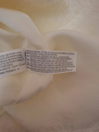 Falda marfil elegante MonteCarlo Massimo Dutti